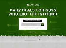 appsumo-3 third example of attempt at website messaging for a/b test