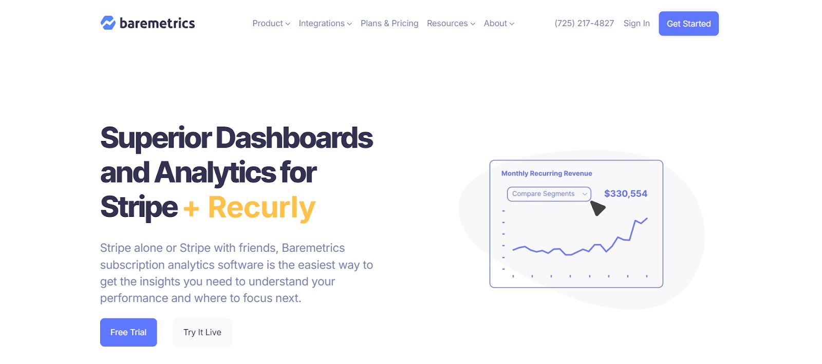 Best Churn Management Software |
#6. Baremetrics