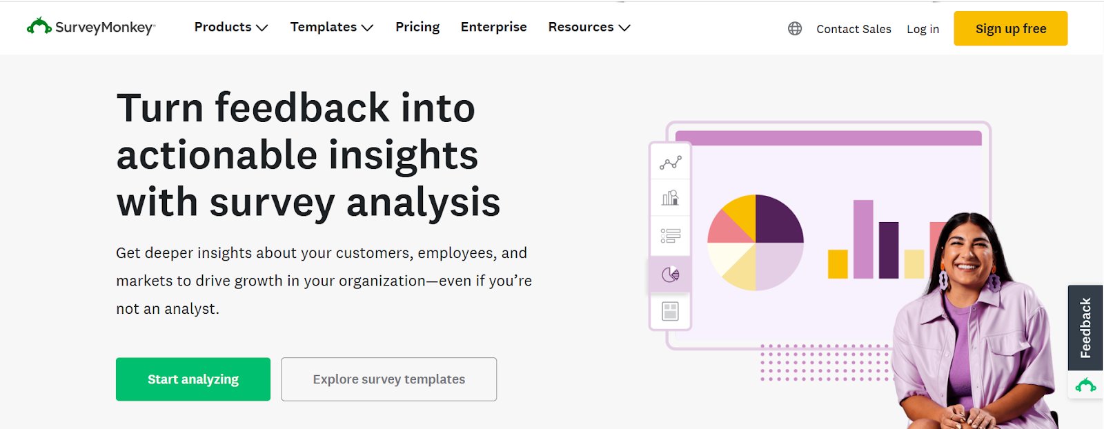 Top Survey Analysis Software | #1. SurveyMonkey