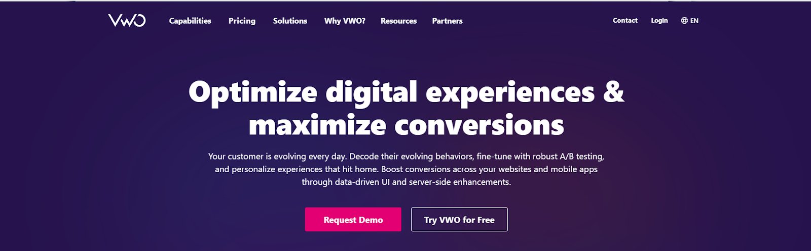 Top Performance Reporting Software | #1. VWO